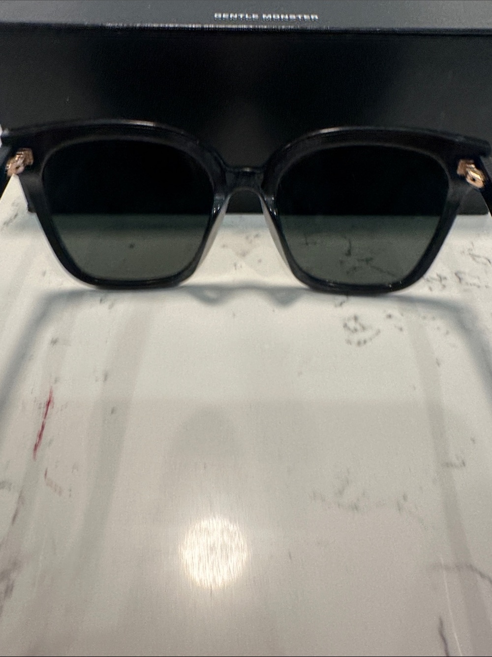 GENTLE MONSTER Black Cat-Eye Sunglasses - Picture 5 of 7